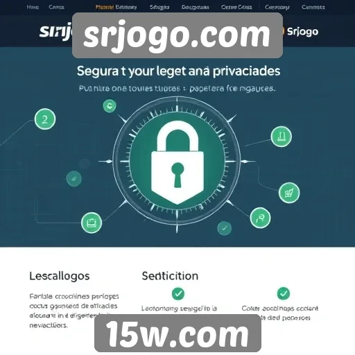 Segurança e privacidade de dados no srjogo.com