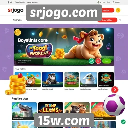 navegação intuitiva e design responsivo no srjogo.com