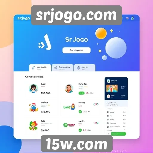 Interface do usuário do srjogo.com e sua navegabilidade